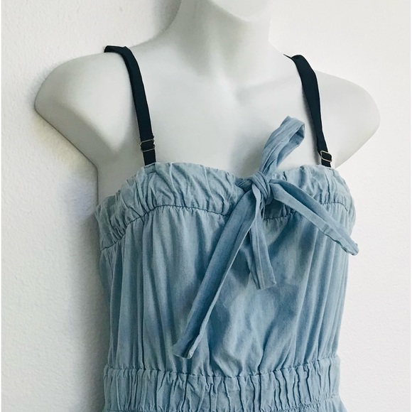 J. CREW Unique Y2K Denim BUBBLE DRESS Size XS - Picture 10 of 15